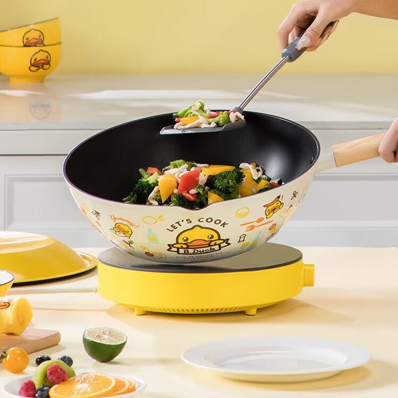 COOKER KING 28cm Little Yellow Duck Non-stick Wok