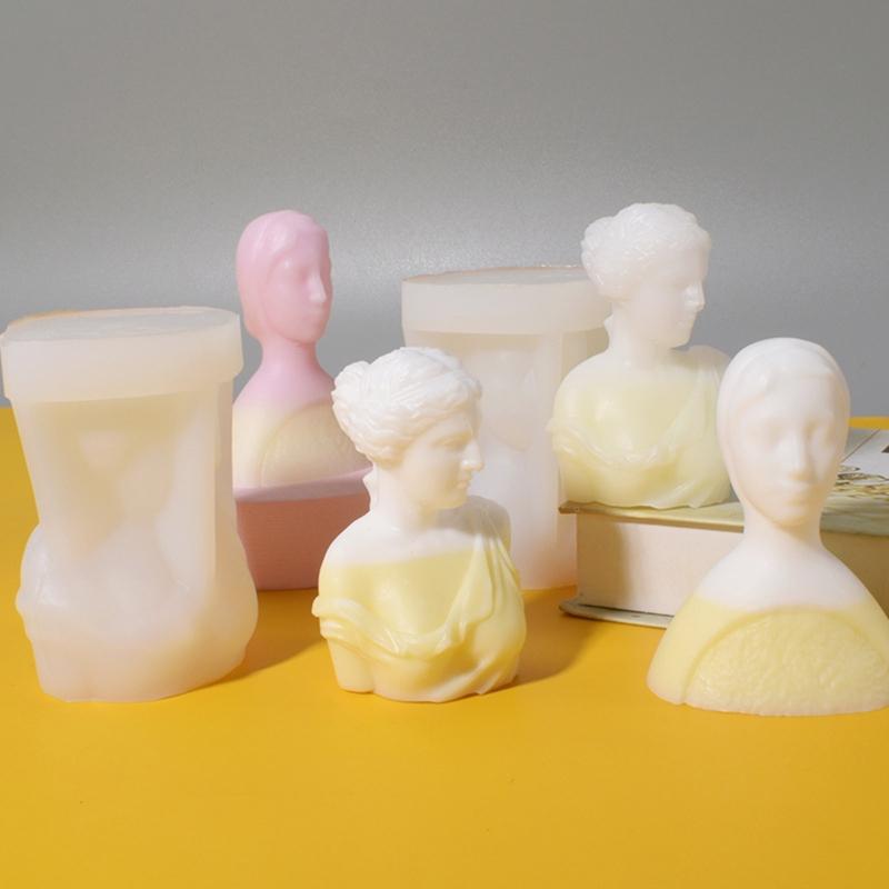 Matriță pentru corp pentru fabricarea lumânărilor, matriță pentru lumânări din silicon pentru lumânări cu aromoterapie DIY, rășină epoxidica, turnare, ceară, săpunuri, meșteșuguri DIY