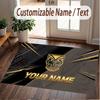 Custom Rug Wigan Warriors Pattern Print Name Text Soft Non‑Slip Floor Carpet for Home Indoor Decoration