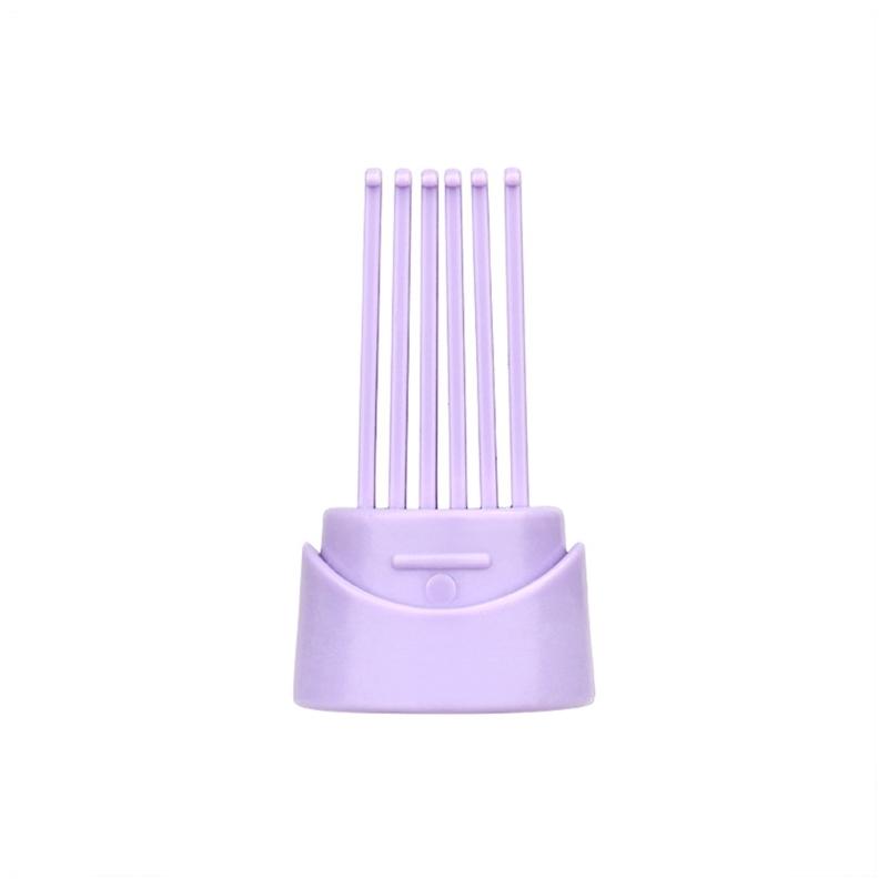 

Stylish Black Mini Hair Comb Cleaners Reusable Hair Cleaning Device for Removing Dirt and Hair from Combs фиолетовый