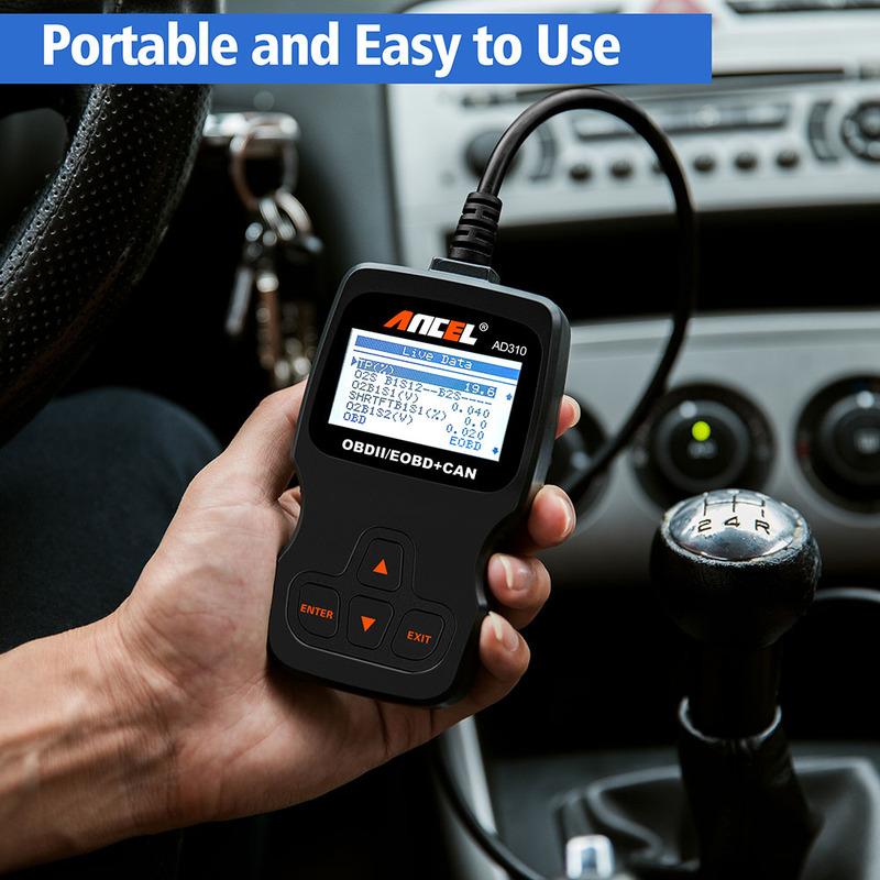 Ancel AD310 Car Full OBD2 Diagnostic Tools OBD 2 Automotive Professional Code Reader Scanner Check Engine Auto OBD Ll Scanner