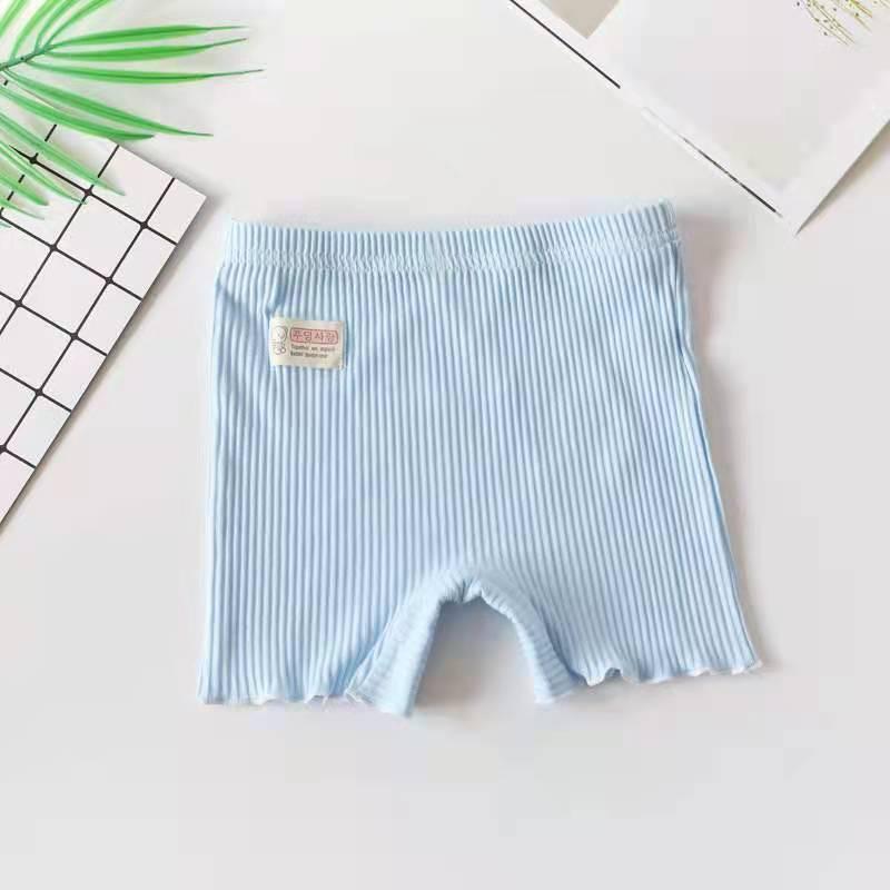 Girls' Anti-Exposure Safety Shorts - 95% Cotton High-Crotch Underwear for Children