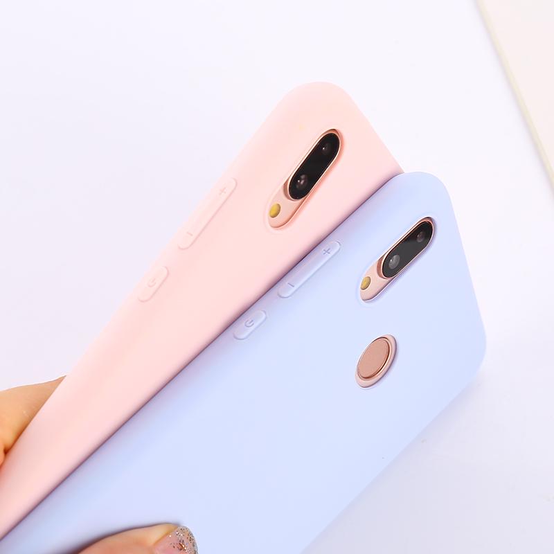 Candy Color Case for Huawei Y6 Y5 Prime 2018 P20 P9 P10 Mate 10 Lite Honor 10 9 Lite 7C 7A Pro 7X 8X P Smart Soft Silicon Cases