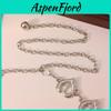 Herzförmige Metall-Taillenkette mit graviertem Design für erwachsene Frauen Einzigartiges Schmuckgeschenk