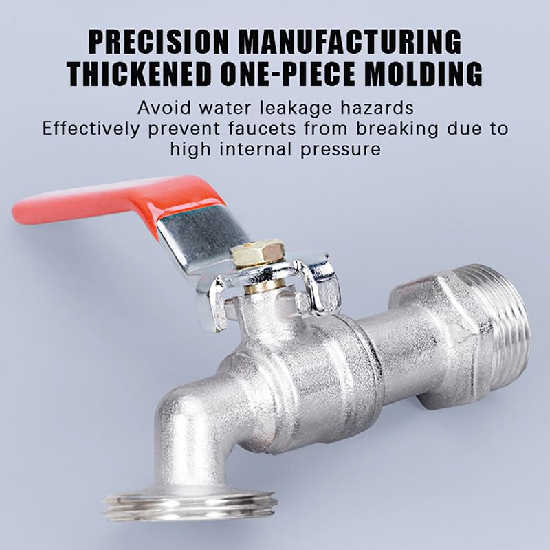 Heavy Duty Brass Ibc Tote Ball Valve Adapter With Leak Proof Gaskets Perfect For Garden Watering Rain Liquid Transfer