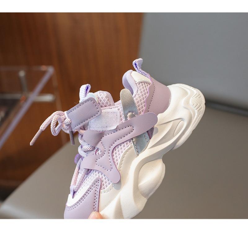 Girls' Shoes Children's Sneakers, Autumn Lightweight Anti-slip Casual Shoes, Boys' Chunky Sneakers (Dad Shoes) for Toddlers and Kids, Versatile Style