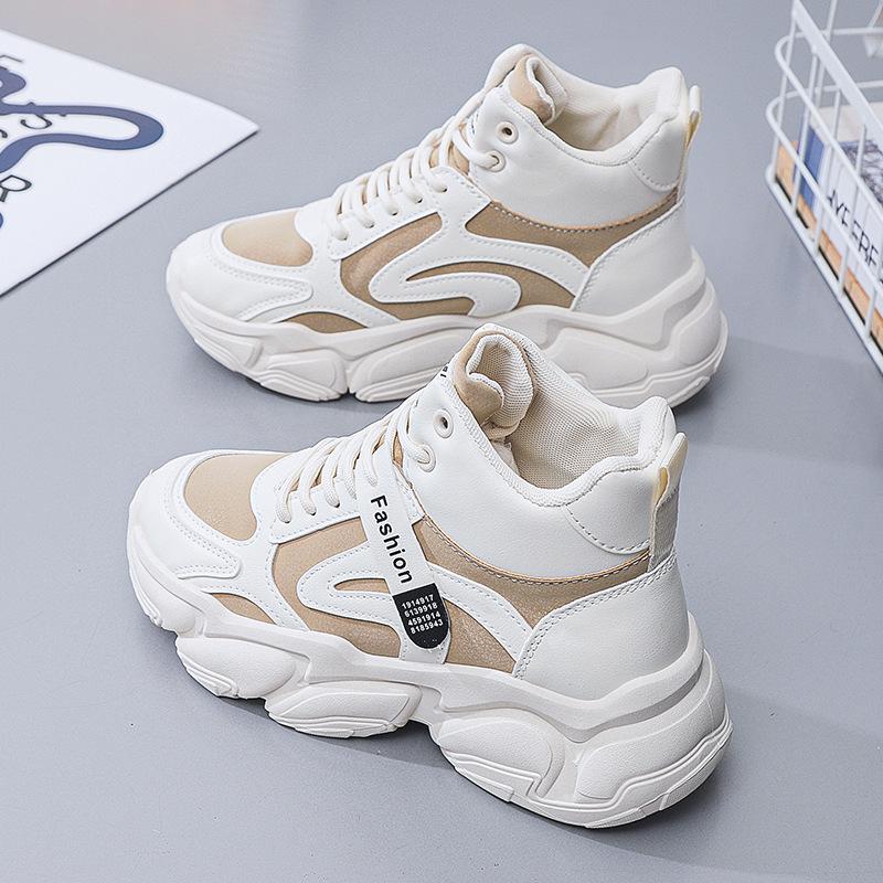 Buty zimowe nowe zimowe ciepłe bawełniane buty na platformie z grubą podeszwą buty taty ins