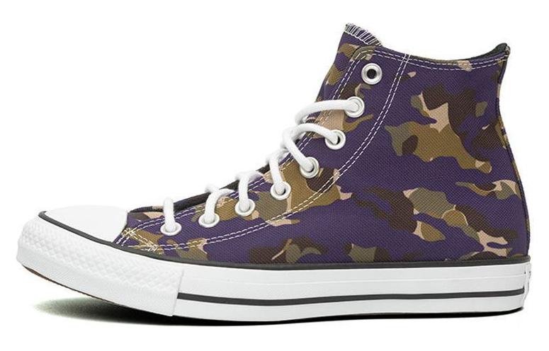 Converse Chuck Taylor All Star Полностью Камуфляж Высокие Фиолетовые 165914C 35