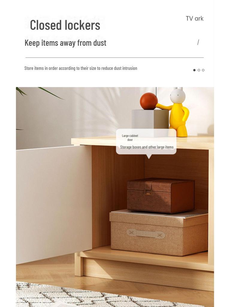 Modern Minimalist TV Cabinet for Small Apartments and Living Rooms