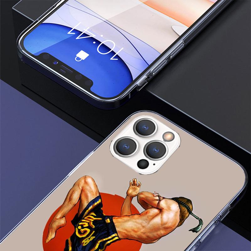 Muay Thai Fight Boxing Cover Phone Case For iPhone 16 17 Air 15 14 Pro Max 16E Phone Case 13 Mini 12 11 7 SE 8 Print Pattern Fit