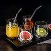 ZISIZ Elegant Handmade Glass Juice Cup