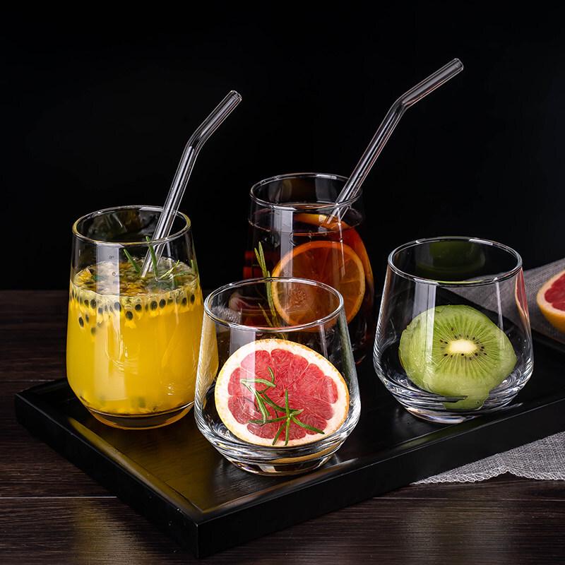 ZISIZ Elegant Handmade Glass Juice Cup