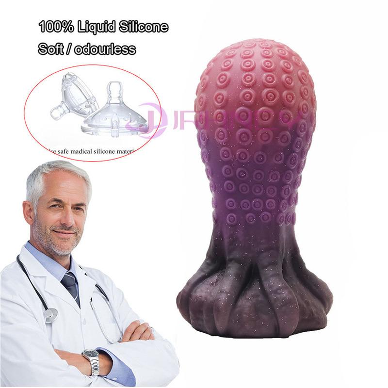 9.2cm XXL Huge Anal Plug Egg Butt Plug For Men Women Anal Dildos Silicone Soft Anal Balls With  Suction Cup Prostate Massage