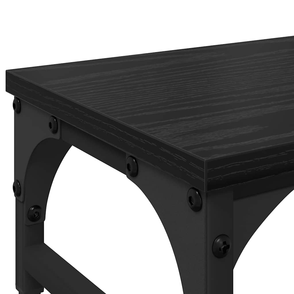 Monitor Stand Black Oak Effect 105 X 23 X 15.5 Cm