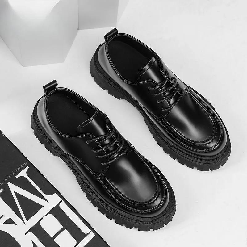 Leather Shoes for Men New In 2024 Man Casual Shoe Low Price Common High Quality Fashion Designer Slip-on Footwear Offer Pu Sale