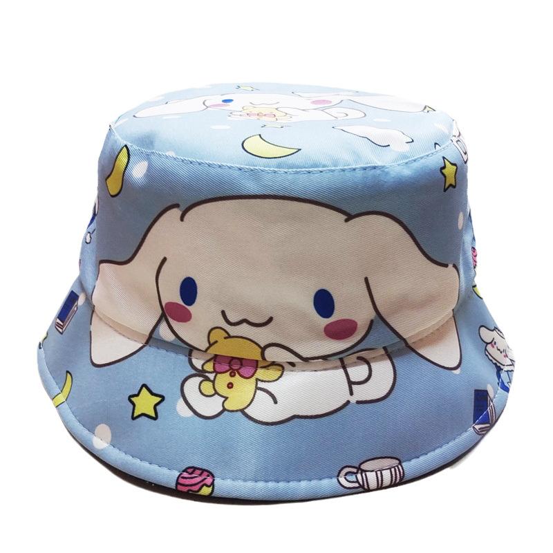 Adorable Anime Children's Fisherman Hats Bucket Hat for Women Men Lightweight Outdoor Travel Fishing Hat