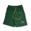 Latest Style RHUDE Men's  Casual Shorts Hip Hop Elastic Waist Drawstring Zip Pocket Summer Street Leisure Beach Shorts