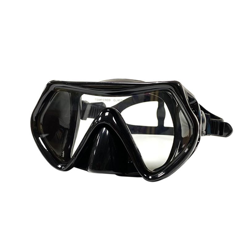 Diving goggles, large frame diving goggles, silicone diving goggles