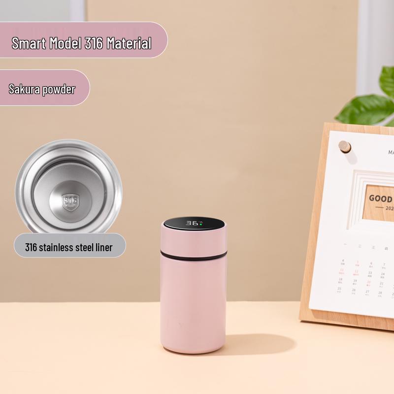 Smart 200ml Portable Insulated Ceramic Cup with Logo Engraving