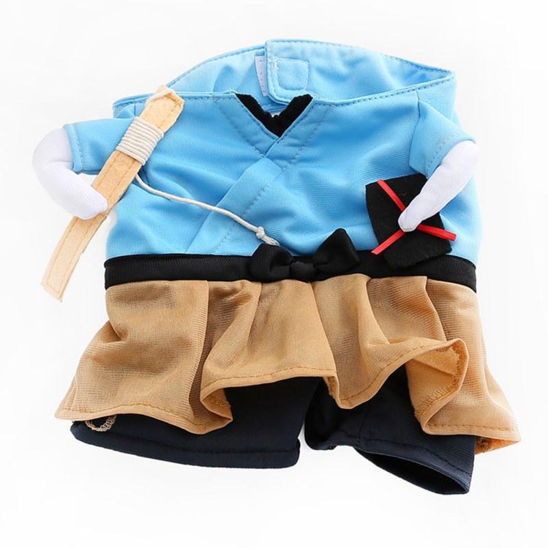 

Забавная одежда для домашних животных, кошек, костюм для косплея на Хэллоуин, Рождество, костюм комиксов, костюм для вечеринки, костюм для домашних животных, забавный костюм на две ноги XL синий