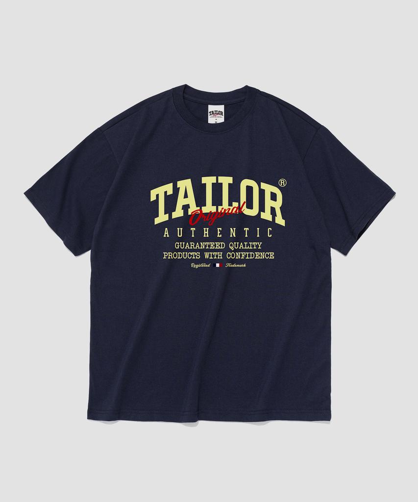 TAILOR STUDIO Original Authentic Short Sleeve T-Shirt (Navy)