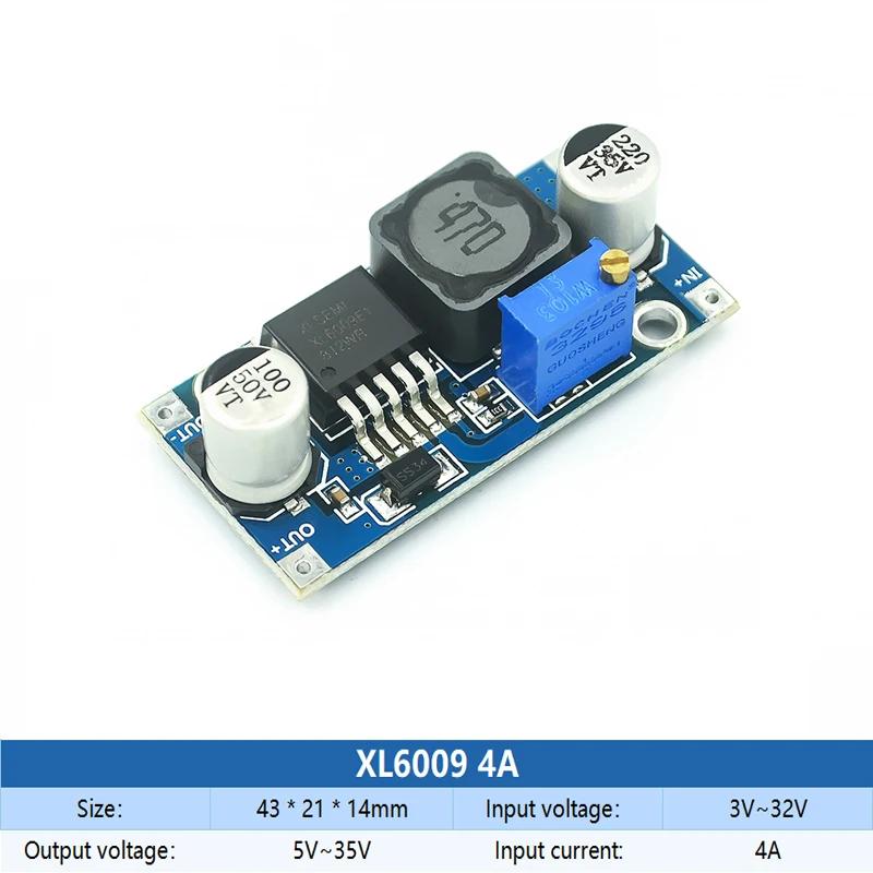 1PCS XL6009 Boost Module DC-DC Boost Converter Step Up Output Adjustable Power Supply Module Super LM2577 with Display