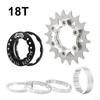 18 Set Aluminum Alloy Sprocket Adapter, Freewheel Component, Hub Refit Parts