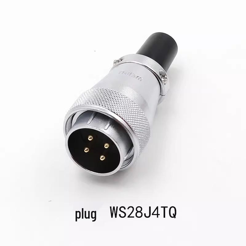 Weipu WS28 23-Pin Aviation Plug Connector, Male-Female Threaded, 479-Hole, 10P12, 16-Pin, 20/26-Pin