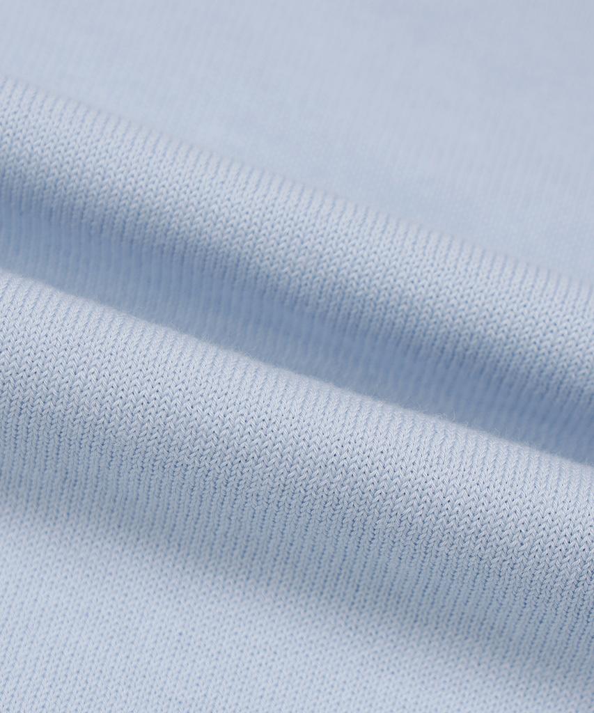 BROOKS BROTHERS Cotton Polo Short Sleeve Sweater (Light Blue) (Bbwtmb202Alfm)