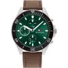 Larson Green Brown Leather Men's Quartz Watch 1791983