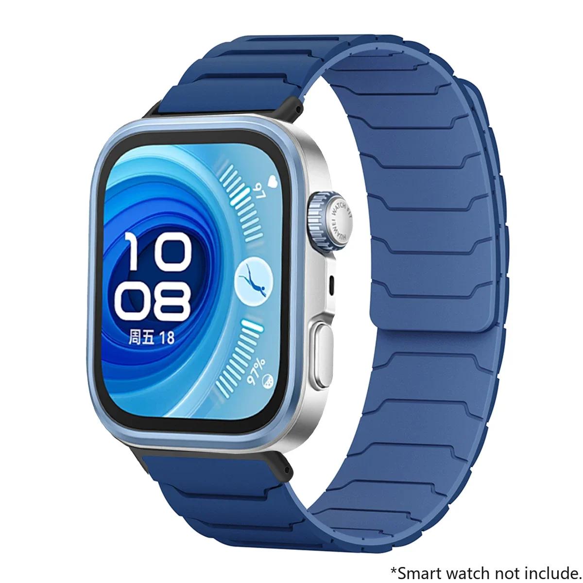 

Магнитный ремешок-петля для Huawei Watch Fit 4Pro 4 3, силиконовый спортивный браслет для Huawei Fit4Pro 4 3 2 1, сменный ремешок для часов for Huawei Fit 4 Pro