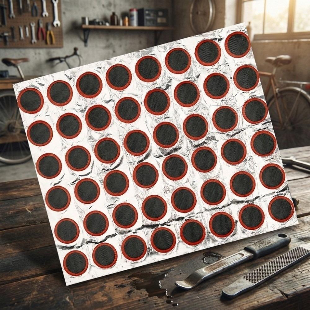

192PCS Rubber Bike Tire Repair Patch Bicycle Inner Tube Puncture Patch Bicycle Maintenance Round