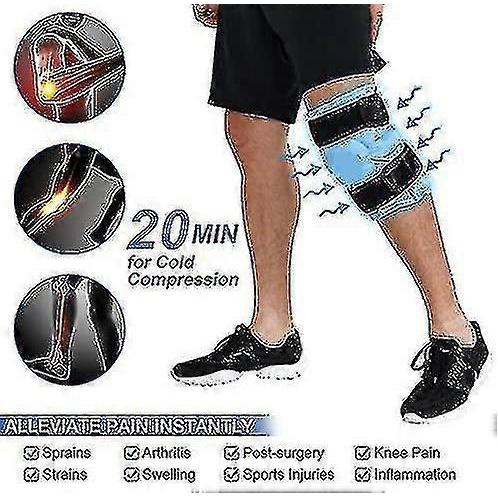 Ice Pack For Knee Pain Relief, Reusable Gel Ice Wrap For Leg Injuries, Swelling, Knee Replacement Surgery, Cold Compress Therapy High Quality