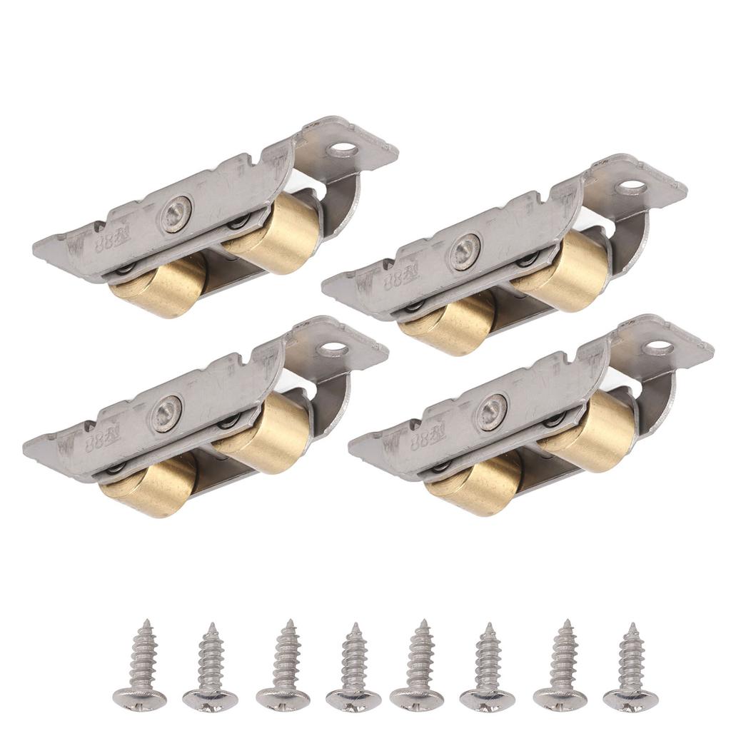 4 Sady Koleček pro Posuvné Terasy Náhradní Kolečková Sestava pro Posuvné Dveře Ložisko typu 88 pro Domov