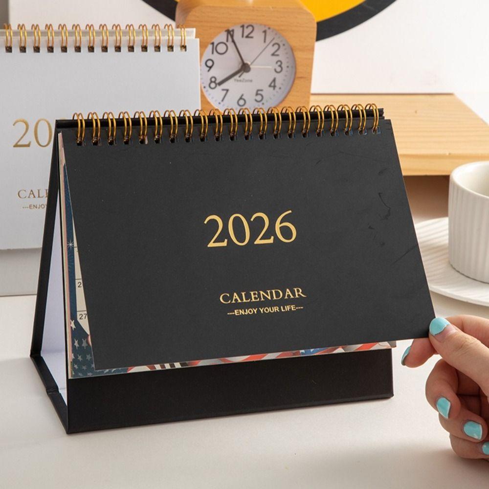 Small Size Daily Planning Supplies Mini Design Portable Calendar New Desk Calendar  Home Use