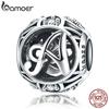 BAMOER 925 Silver Letter Collection A To Z Alphabet Charms Beads Fit Charm Bracelet DIY Jewelry Making