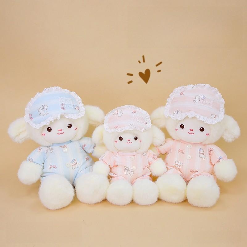 Wear Pajamas Sleep Plush Toy With Foam Beads For Kids Bedtime Gift