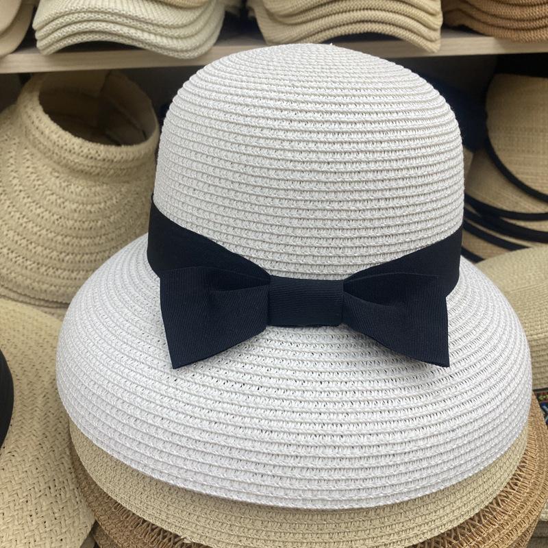 Straw Hat Female Sunshade Sunscreen Hat Summer Lampshade Hat Outdoor Versatile Sun Hat Adult