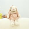 Rabbit Charming Lilac Plush Toy With Long Ears Soft Pp Cotton Stuffed Animal For Kids