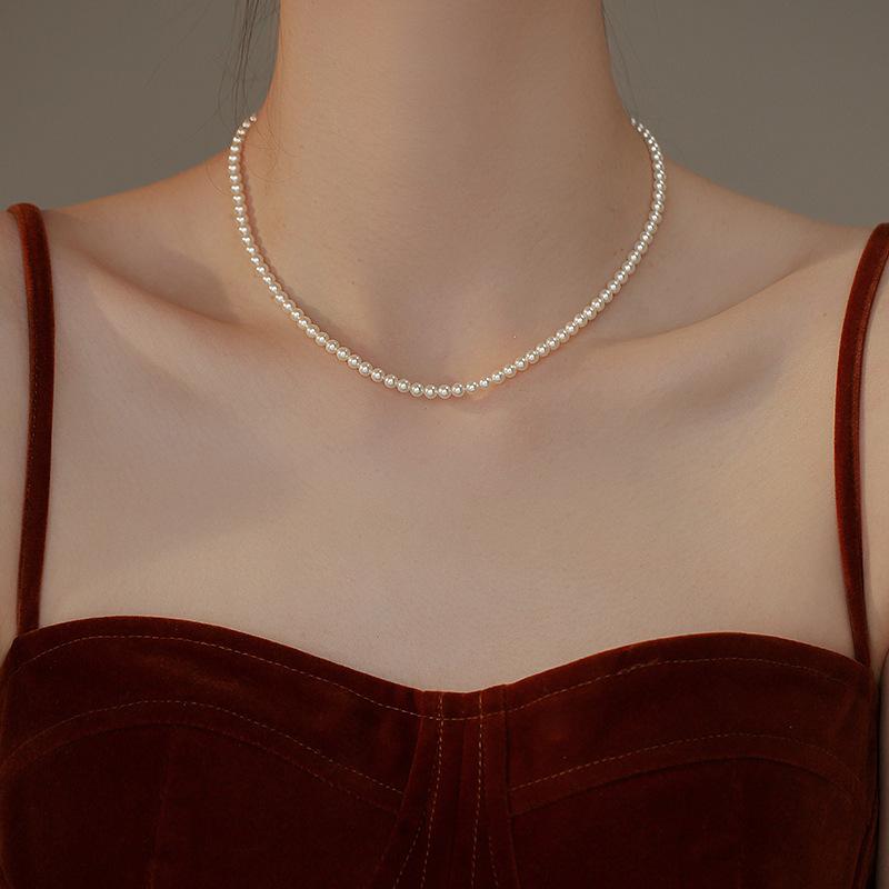 

Women s Light Luxury Niche Collarbone Stackable Necklace 4MM