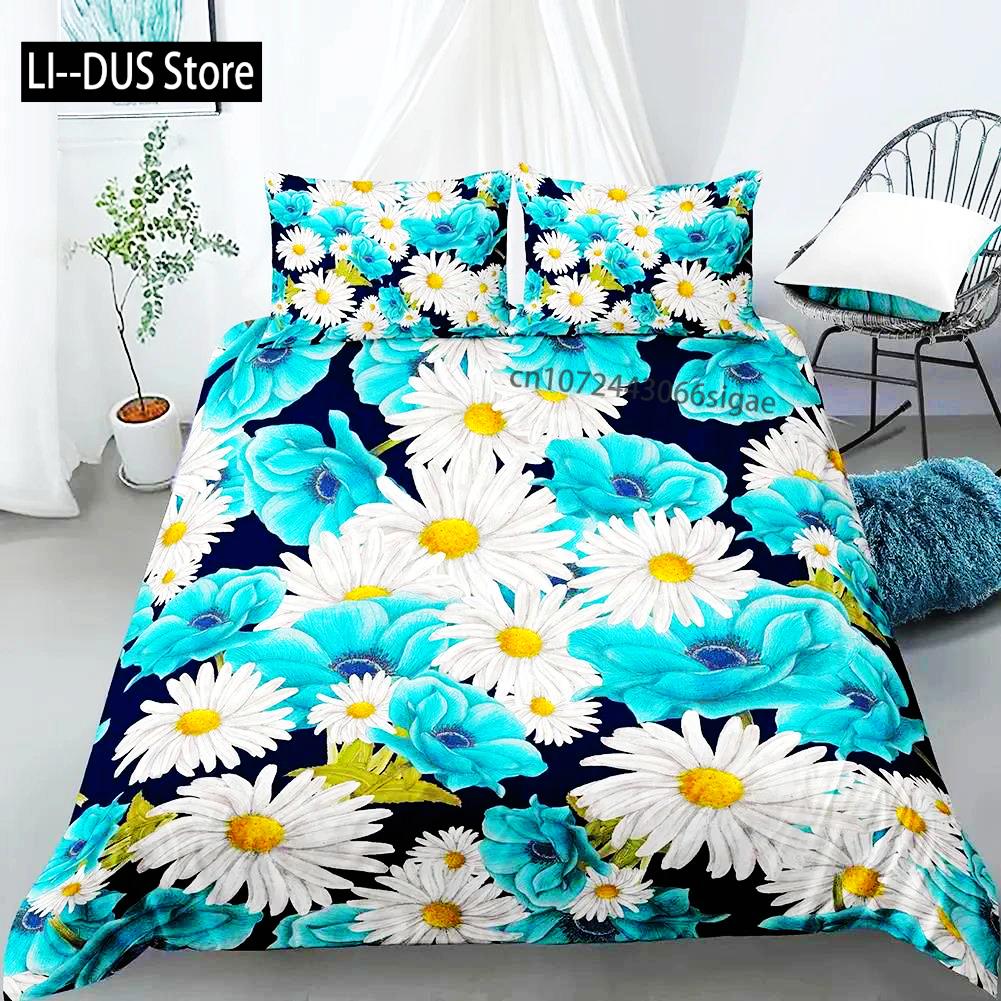 Butterfly Bedding Set For Boys Watercolor Butterfly Duvet Cover Fantasy Floral Animal Polyester Quilt Cover King Queen