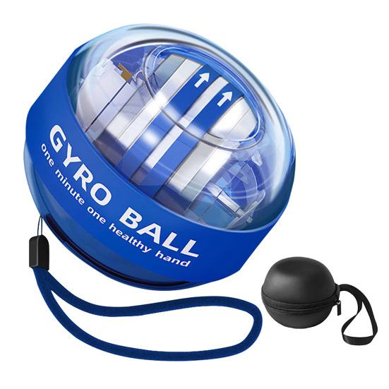 Auto-Start Wrist Ball Exerciser Adjustable Resistance Forearm Trainer Strengthener Torque Ball with Light Muscle Joint Exercise Gyro Ball Hand