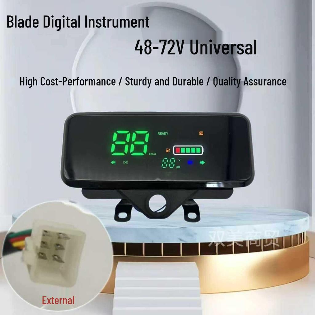 Universell elektrisk trehjuling Dashboard 48-72V