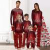 Christmas Prints Family Matching Long Sleeve Tops+Pants Set Family Matching Sets