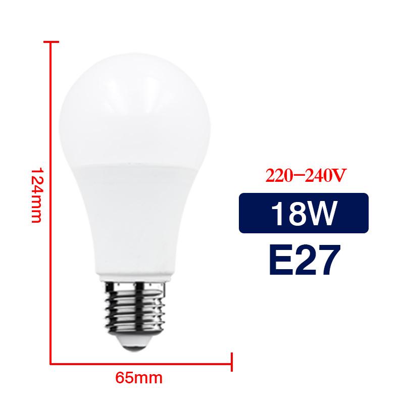 Energy-efficient E27 Globe LED Bulb - Super Bright Plastic-Clad Aluminum for Indoor Use