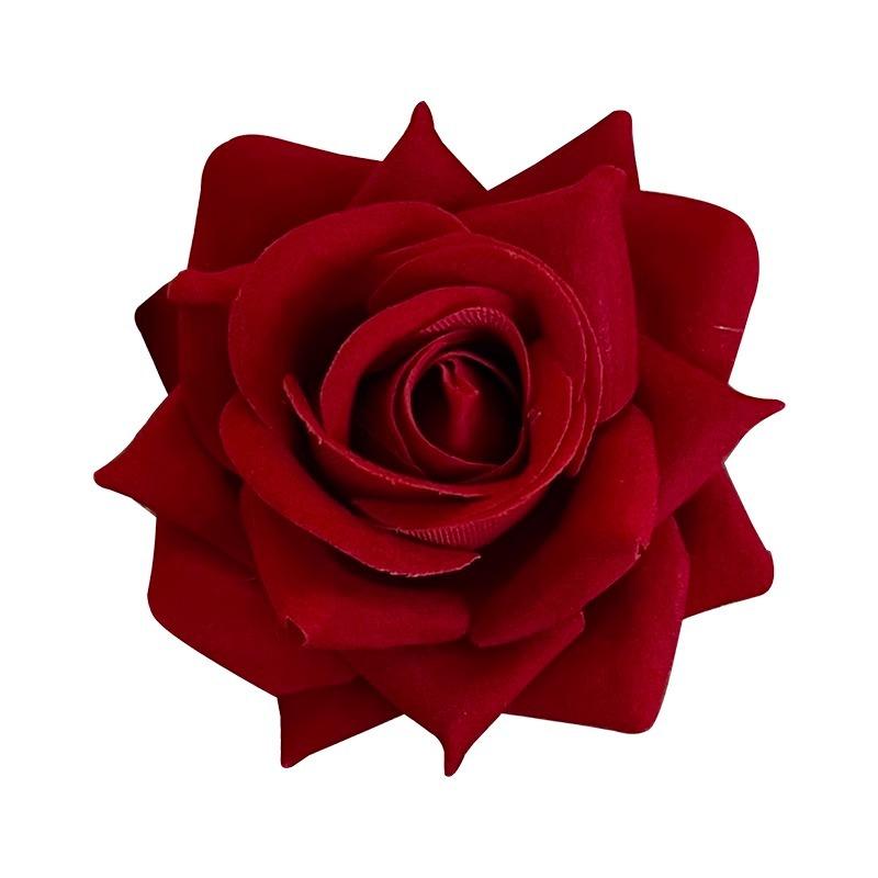 Rose Hair Clips Flower Hairpins BroochesDual-purpose Headwear and Hair Accessories Festive Retro Style