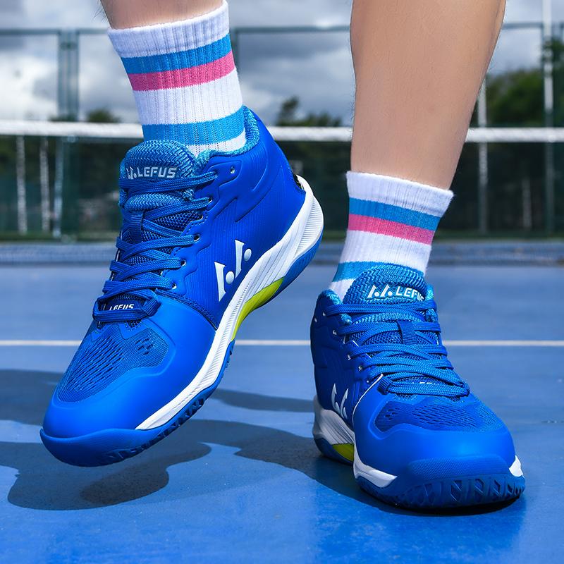 36-46 Párové Plus Size Tlumící protiskluzové prodyšné tenisové boty Volejbalové sportovní boty Badmintonové tréninkové boty