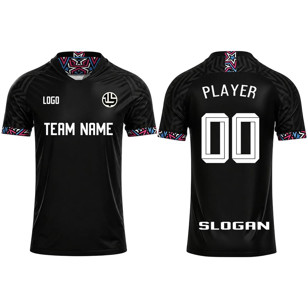 Customizable Soccer Jersey Team Name Logo Player Number Breathable Training Shirt for School Club Sports Practice