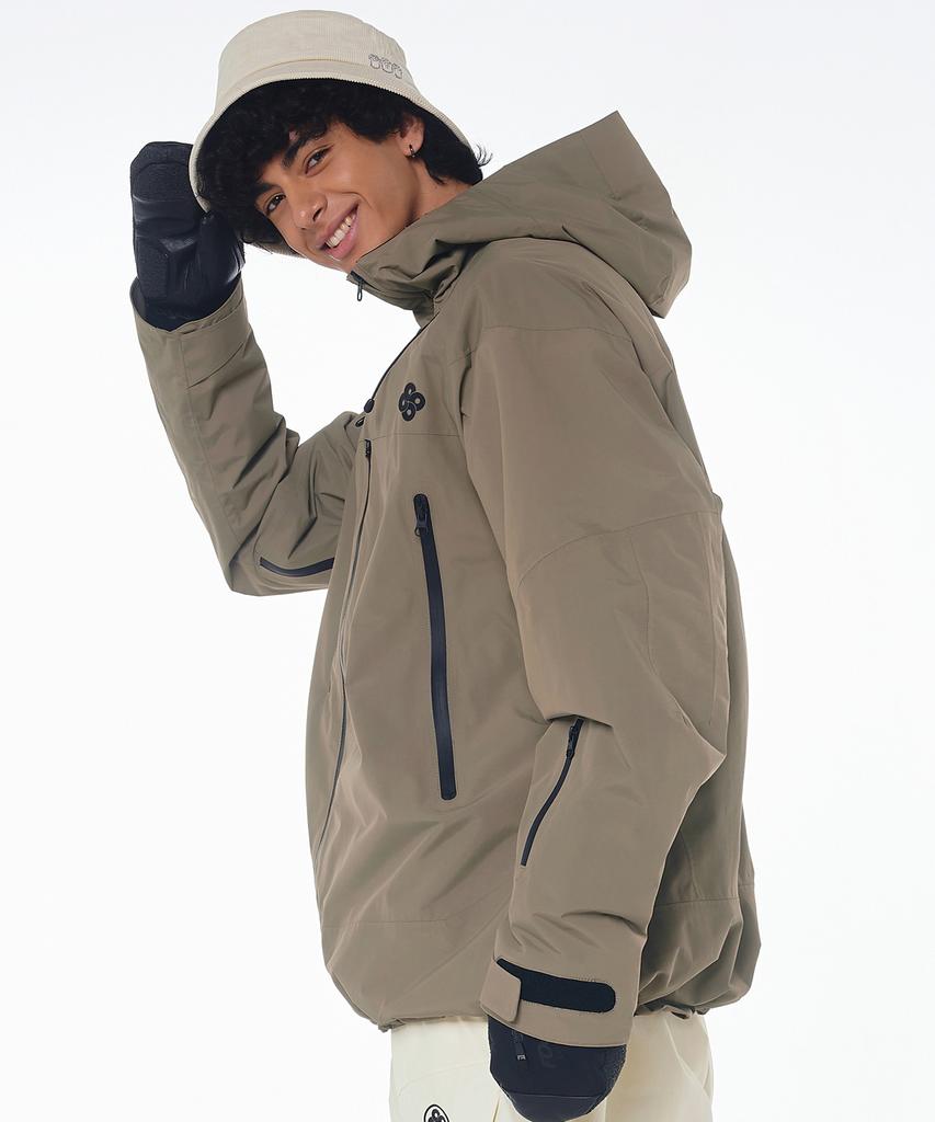 Doll Outerwear 2425 Ricca Snowboard Anorak Jacket Khaki Unisex