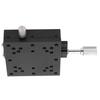 Manual Sliding   Aluminum Alloy Linear Stage with Dovetail   and Knob Control for X S C 60 60mm 30m Accuracy